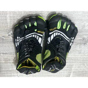 Vibram FiveFingers Athletic Shoes Adult Unisex Size 4 Black/ Green
